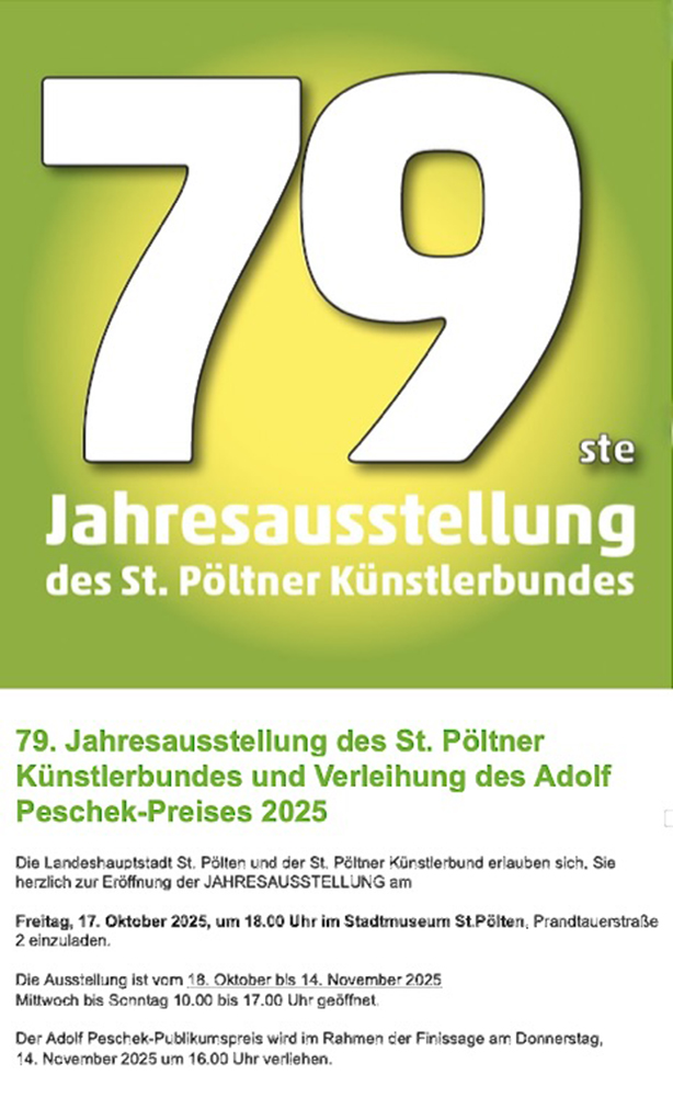 You are currently viewing St. Pöltner Künstlerbund 79 Jahresausstellung